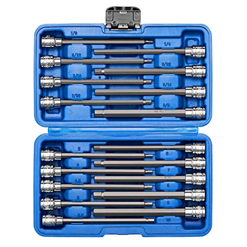 Mayouko 3/8" Drive Extra Long Allen Hex Bit Socket