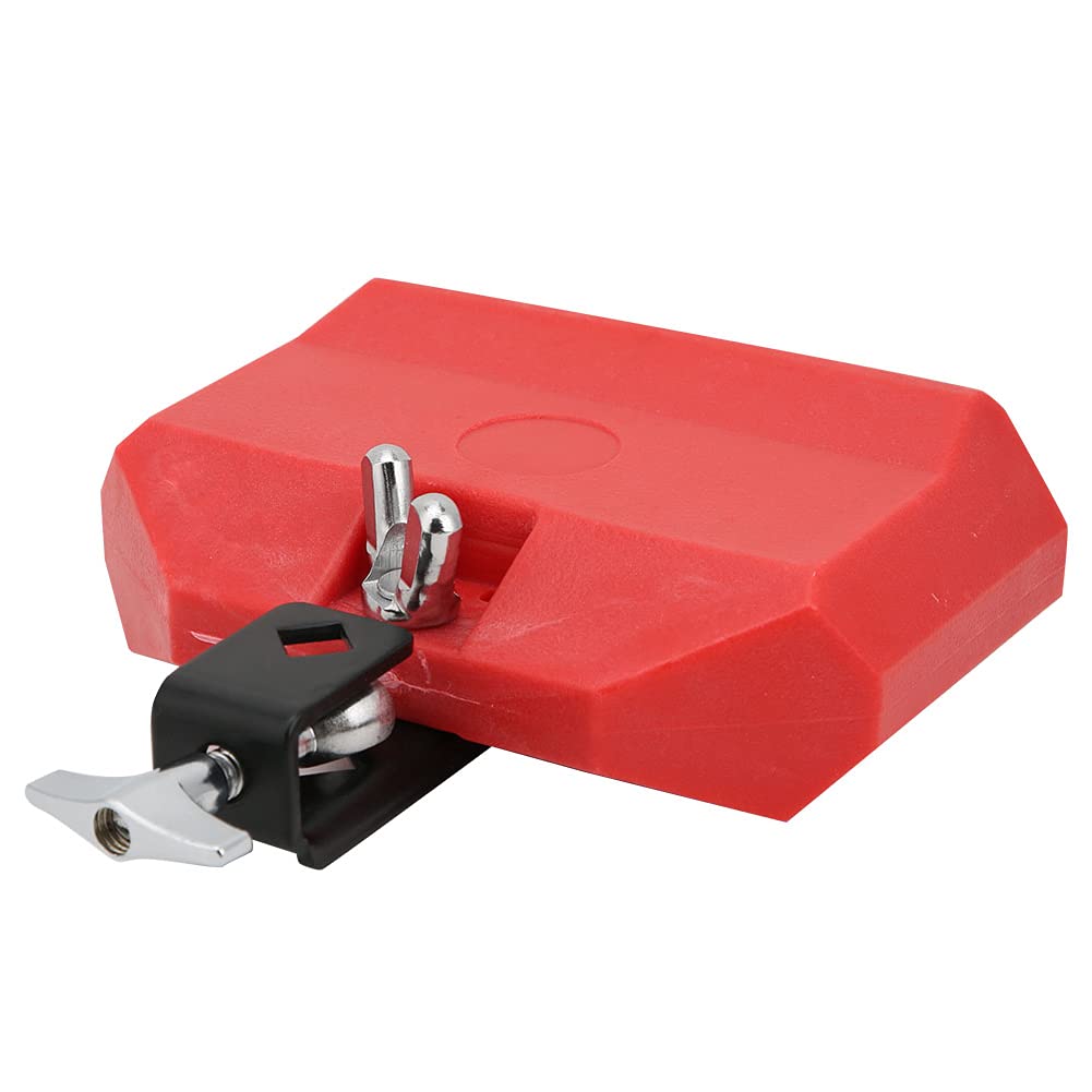 ABS Cow Bell, Cow Bell, Plastic Cow Bell High Low Pitch Noise Maker Percussion Accessories for Sports Game Wedding Bell(Red wooden fish)