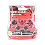 Wireless Game Controller for Sony PS3 PlayStation 3 by KMD Shockwave [Red] by KarenDeals