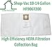 3 Replacement HEPA Bags for Shop-Vac 10-14 Gallon Units. Replaces Type I + Type F 9067200 High Efficiency 9066200 Standard Filtration Disposable Collection Bag. Also fits CRAFTSMAN 3877.