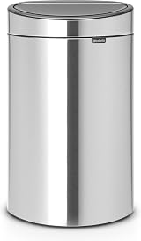 Brabantia Touch Bin New Recycle 10L 23L Inner Matt Steel Fingerprint Proof
