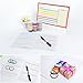 Agutape 44 Rolls Rainbow Candy Color Skinny Slim Washi Tape Set,Planner DIY Scrapbooking Tape