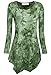 BAISHENGGT Women's Crewneck Long Sleeve Handkerchief Hem Tunic Top