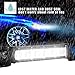 Zmoon Led Light Bar 7in Signal Row 60W 6000lm Spot Flood Combo Off Road, Waterproof Slim for SUV Jeep ATV Boat (2 Pack)
