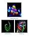 Black Lights UV Light,Gledto 2-Pack 36W 12 LED Effects Stage Par Light Purple Lights for Blacklight Party Posters Paint Stage KTV Neon/Glow Parties Pub Club Disco Show Concert Celebration
