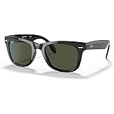 Ray-Ban RB4105 Folding Wayfarer Square Sunglasses