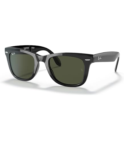 Amazon.com: Ray-Ban RB4392D Sunglasses, Black/Blue, 66 mm