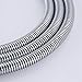 KES I8150 Bathroom Replacement Shower Hose Reinforced High Pressure 5 Ft or 1.5 Meter Stainless Steel Interlock for Shower Head/Bidet Sprayer, Chrome