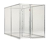 Lucky Dog 6-by-10-by-5 Foot CL61098 Easy Ship Chain-Link Box Kennel