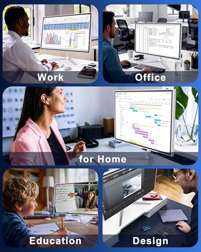 SUKOTOP 19 Inch All-in-One Computer i5 Computer Core 4 Cores (up to 3.7GHz) 256GB SSD WiFi6 Bluetooth 5.3 with Kyeboard & Wired Mouse for Education Office Home