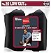 Hanes Ultimate Men's 10-Pack FreshIQ Low-Cut Socks, Black, Sock Size: 10-13/Shoe Size:6-12
