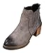 Serene Womens Faux Lining Chunky Heeled Ankle Bootie