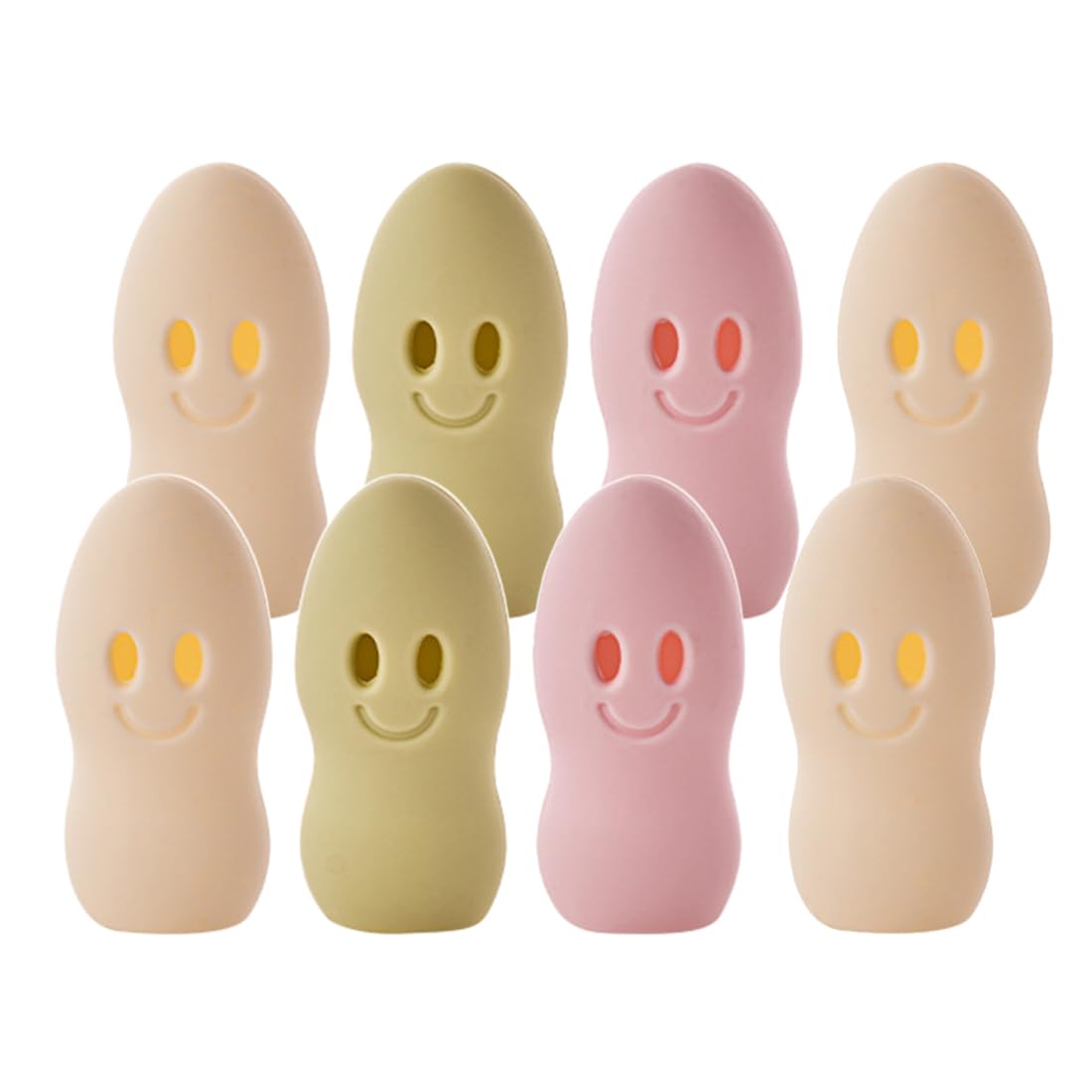 Travel Toothbrush Head Cover Case for Kids, Children Silicone Protector Cap, Dustproof Toothbrush Protect Case (Set of 8)