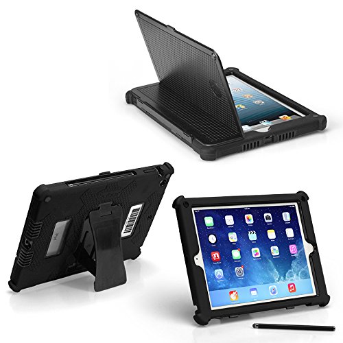 UPC 617215013376, iPad Air 2 A1567 Slim Tough Case G5 - Rugged Protection with Built-in Hard Cover and Stylus (Black)