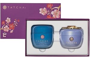 Tatcha Replenishing Nourishment Duo: AM + PM Set, Dewy Skin Cream 1.7 oz & Indigo Overnight Repair Serum 1.7 oz ($164 Value)