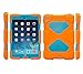 ACEGUARDER shockproof kid case for iPad Mini 1 2 3 Case ACEGUARDER Full Body Protective Premium Soft Silicone Cover Proof Case for iPad Mini 1 2 3 (Orange Blue)