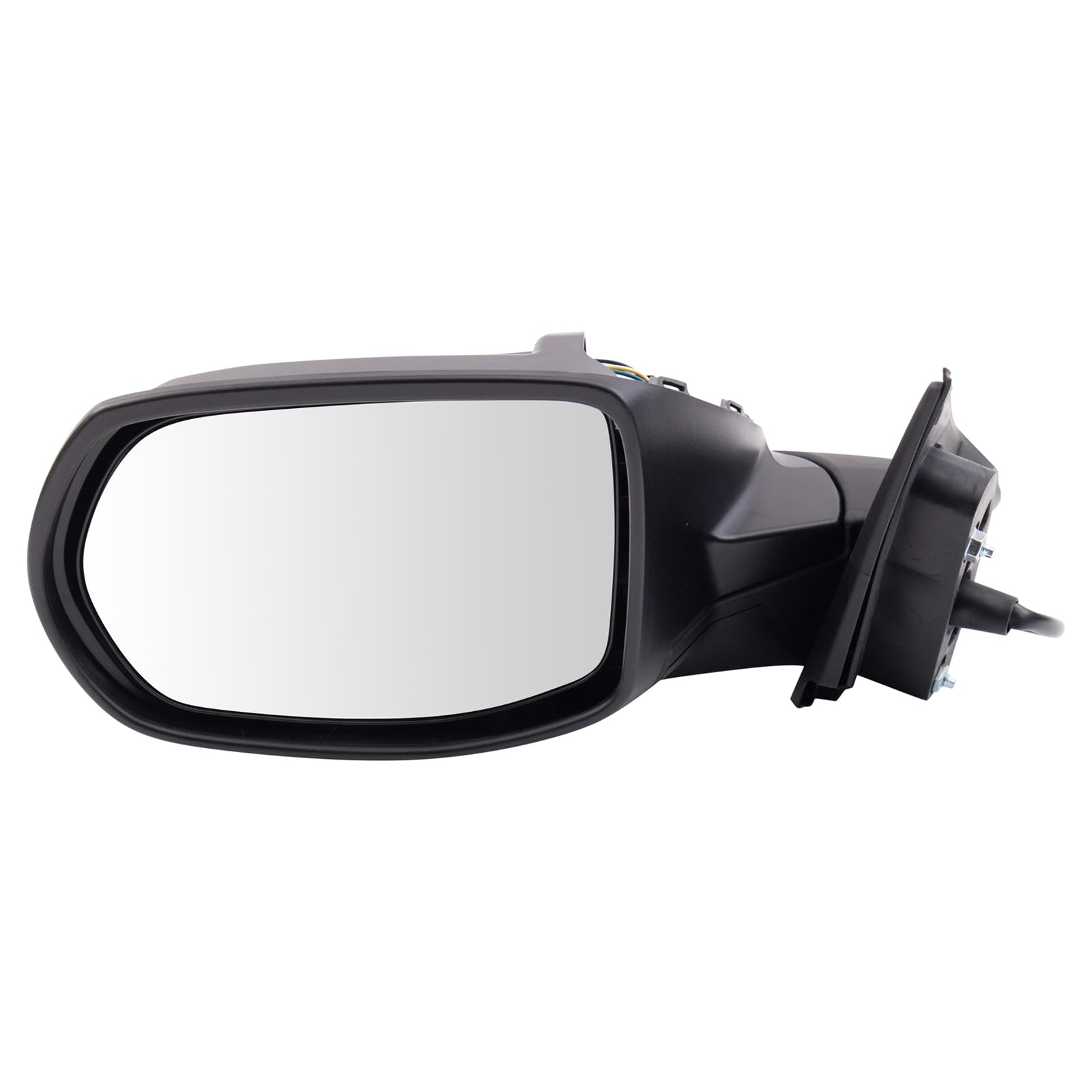 TRQ Driver Side Power Mirror Paint to Match Smooth Black Compatible with 2017-2022 Honda HR-V LX HO1320308 Image