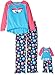 Dollie & Me Girls' Owl Face Sleepwear Set