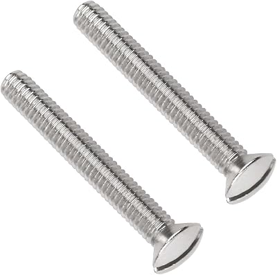 Nartel M3.5 x 50mm Slotted Raised Countersunk Electrical Socket Screws Pack 10
