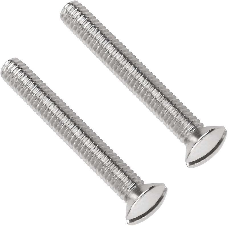 Nartel M3.5 x 50mm Slotted Raised Countersunk Electrical Socket Screws Pack 10