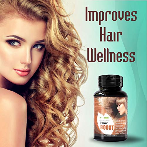 HR Organic Hair Growth Supplements Thicker, Fuller, Longer Hair Pills