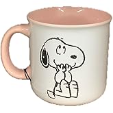 Gibson Homewares Peanuts Coffee Mug (Blush Smitten)