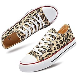 White Sneakers for Women Low Top Canvas Shoes