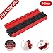 Contour Gauge Duplicator, 10 Inch Shape Contour Gauge Duplicator/Tools Mode Contour/Copy Gauge Contour Gauge Duplicator/Standard Wood Marking Tool/Tiling Laminate Tiles General Tools (Red)