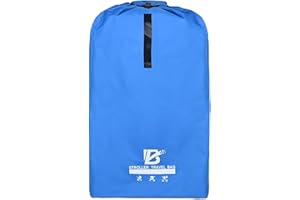BIGCOON Stroller Bag for Airplane, Extra Large Stroller Travel Bag and Gate Check Stroller Bag - Fits Most Sizes,Double and Jogging Strollers, Blue