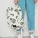 FITMYFAVO Backpack for Teen Girls Women with Multi-Pockets Cute Bookbag Daypack Travel Bag (Pineapple)