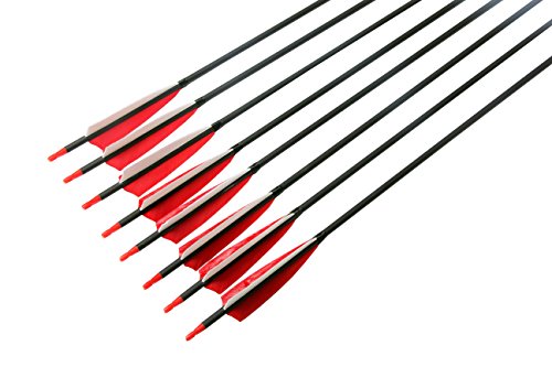image for PG1ARCHERY 30 Inch Archery Hunting Target Arrows, Carbon Arrows 5