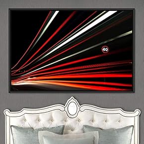 signwin Framed Canvas Wall Art Light Exposure Colorful...