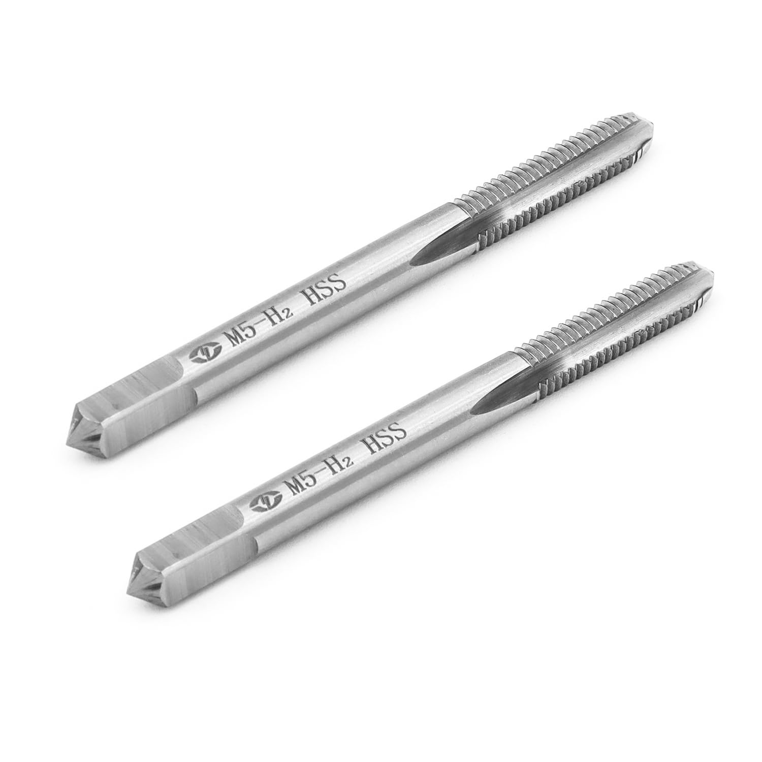 Kesiku M5*0.8 Metric Hand Thread Tap, Taper Screw Tap Set, Tapping Tool Repair Tool, 1 Pair
