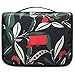 Hanging Toiletry Bag - Portable Travel Makeup Comestic Organizer - Durable Hanging Hook - for Women & Men, Perfect for Comestic, Personal items, Shampoo, Body wash (flower)