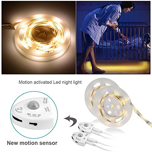 Buy Motion Activated Bed light,Flexible LED Strip Sensor Night Light