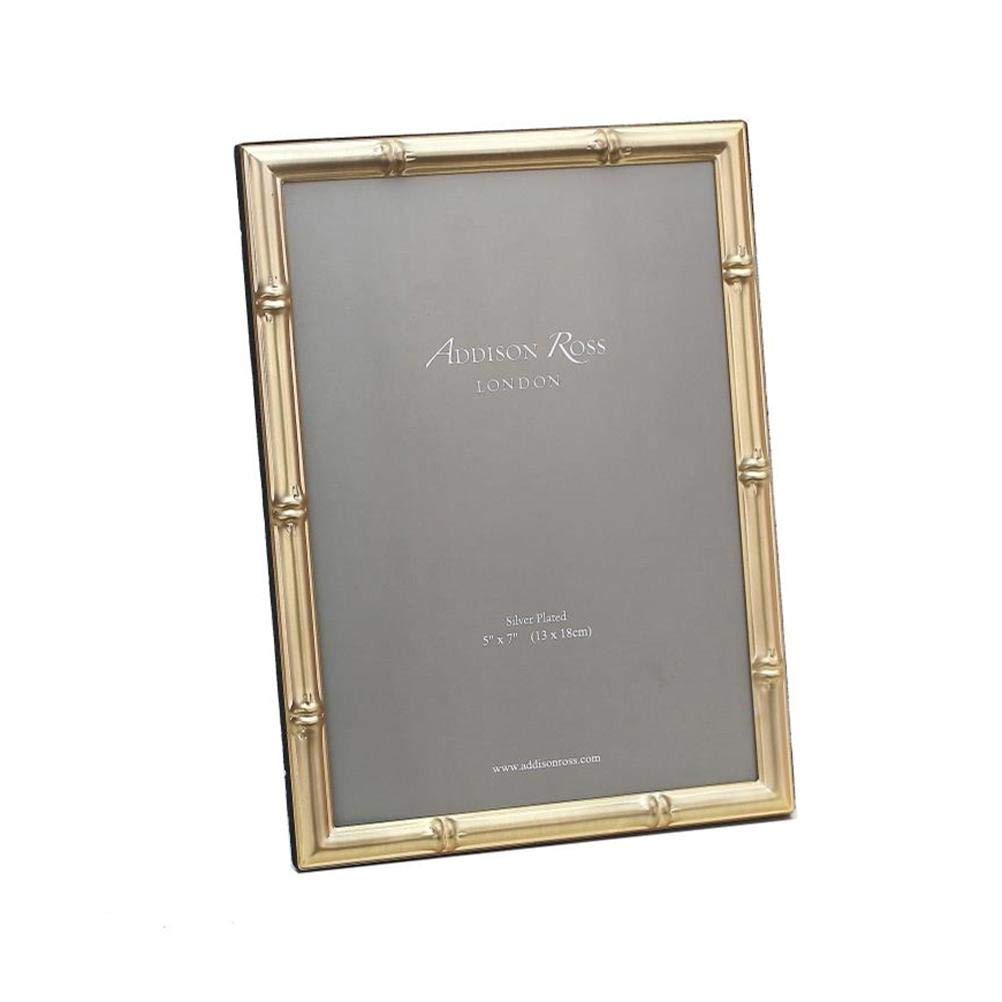 Addison Ross 5x7 Bamboo Matte Gold Photo Frame