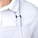 MHF Aprons Bib Aprons 1 Piece-new Spun Poly-Commercial Restaurant Kitchen- Adjustable-Full length-3 Pockets (White)