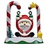Solar Powered Swinging Santa and Swinging Snowman set (2 Pack)