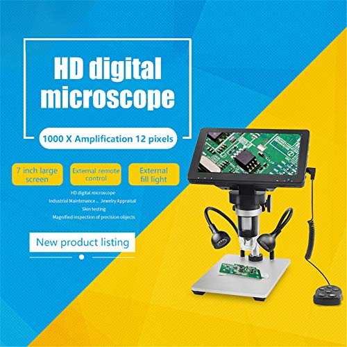 ETE ETMATE Digitalmikroskop 2021 Neueste 12MP DM9 HD 7-Zoll-Bildschirm 1000X mit LED-Licht für die industrielle… – Bild 7
