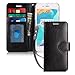 FYY Case for iPhone 6 Plus/6s Plus, PU Leather Wallet Phone Case with Card Holder Flip Protective Cover [Kickstand Feature] [Wrist Strap] for Apple iPhone 6 Plus/6s Plus 5.5