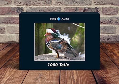 VERO PUZZLE 61333 Animals Mandarin duck, 1000 pieces in, cellophaned puzzle box