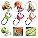 [New Upgraded] Magic Trio Peeler – Tekcast Multi-Functional Vegetable Peeler, Set of 3 Sharp Stainless Steel Blades with Non-Slip Handles Peeler for Potato Fruit, Kitchen Gadgets Tools (3 pcs)