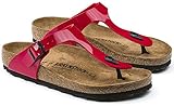 Birkenstock 'Gizeh' Women's Birko-Flor T-Strap Thong Sandal, Tango Red