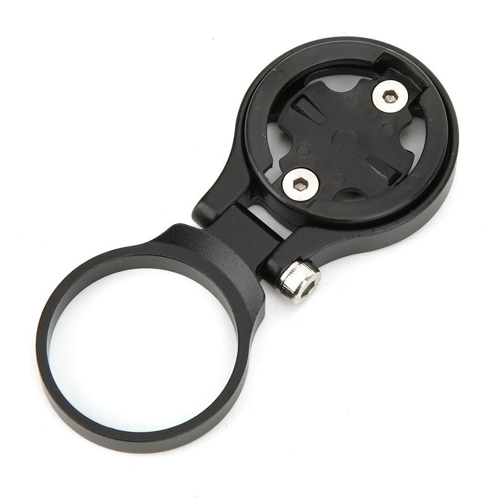 Nikou Bike Computer Mount - Aluminium Alloy Cycling Odometer Extension Mount, Bike Computer Holder (Color : Black-for Bryton)
