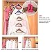 Hanger Hooks - NUOLUX Hanger Clips Mini Flocking Clothes Rack Holders-12Pcs (Random Color)