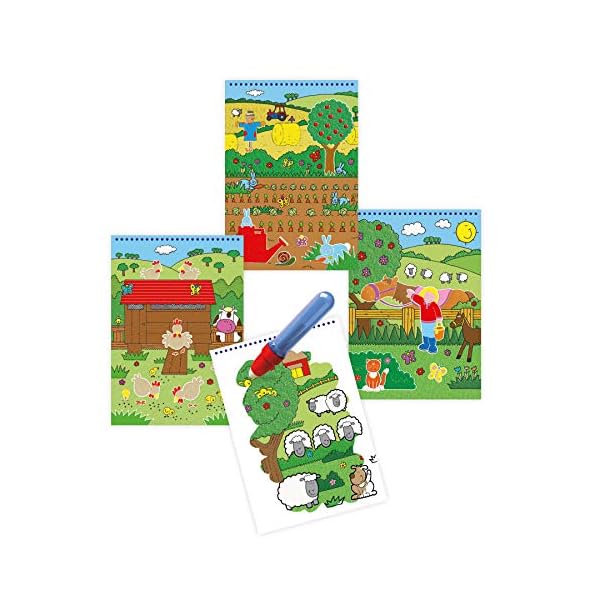 Galt Toys, Water Magic - Farm, Colouring Books for Children, Ages 3 Years Plus