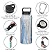 Healthy Human Stainless Steel Water Bottle | Double Walled Vacuum Insulated Water Thermos for Adults | Eco-Friendly Travel Bottles with Leak Proof Lid (Stone Blue, 32 oz/ 946 ML)