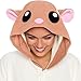 Silver Lilly Unisex Adult Pajamas - Plush One Piece Cosplay Flying Squirrel Animal Costume