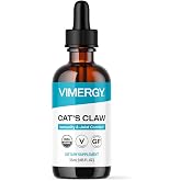 Cat's Claw 10:1 extract, Whole Body Immunity*, Alcohol-Free, 1 Mo Supply | Fast absorbing antioxidants for joints, neutralizes free radicals*, 4 clean ingredients; no flavors, organic, vegan