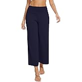 WiWi Womens Yoga Pants Viscose from Bamboo Women's Lounge Pants High Waist Comfy Bottom Soft Palazzo Sweatpants S-XXL